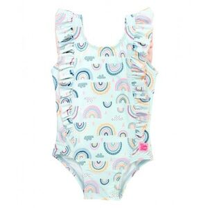 Ruffle Butts rainbow swimsuit